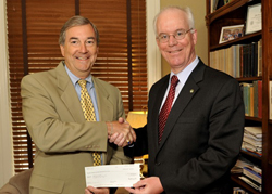 Bruce Macklin and President O'Donnell